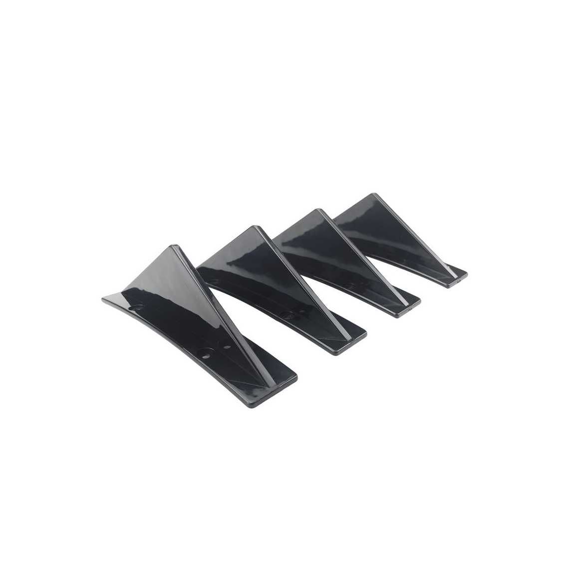 Set ornament splitter pentru bara spate culoare Negru