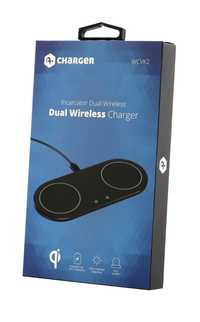 Incarcator dual Wireless A+ K2 fast charger 15W Sigilat