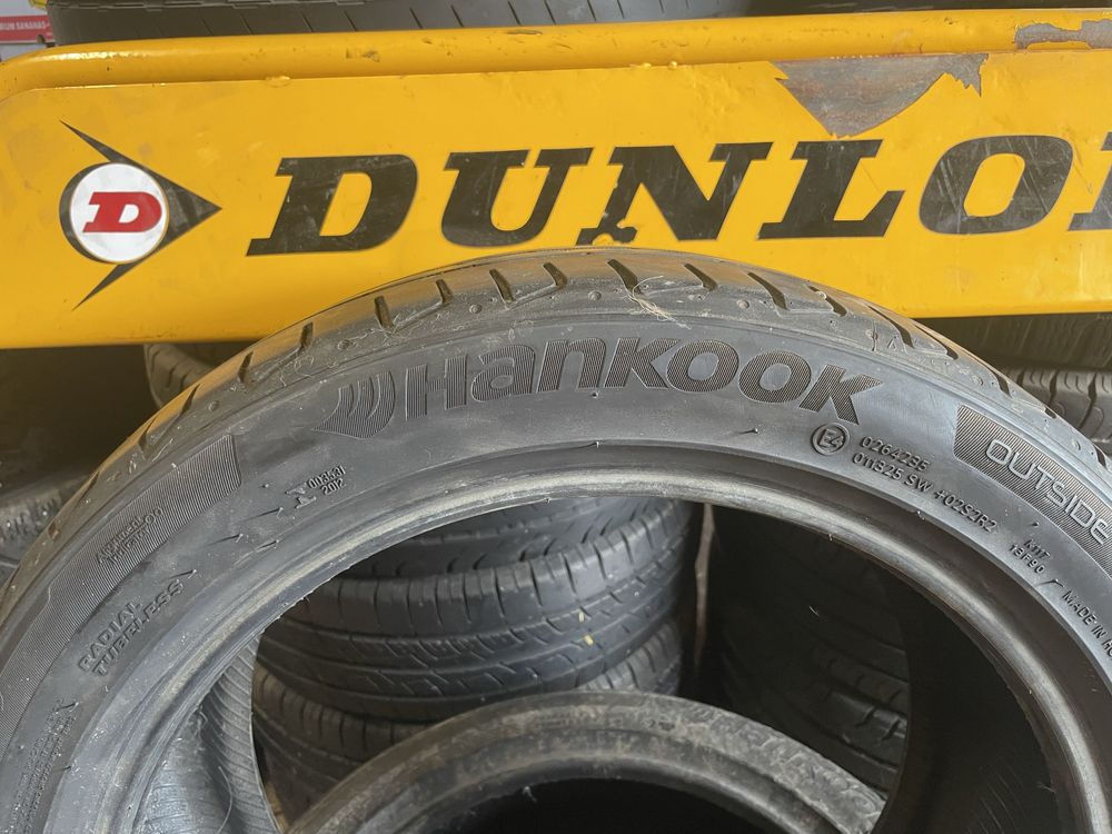 HANKOOK 225/45/17, 2бр, 6мм, DOT 2019, отлична цена