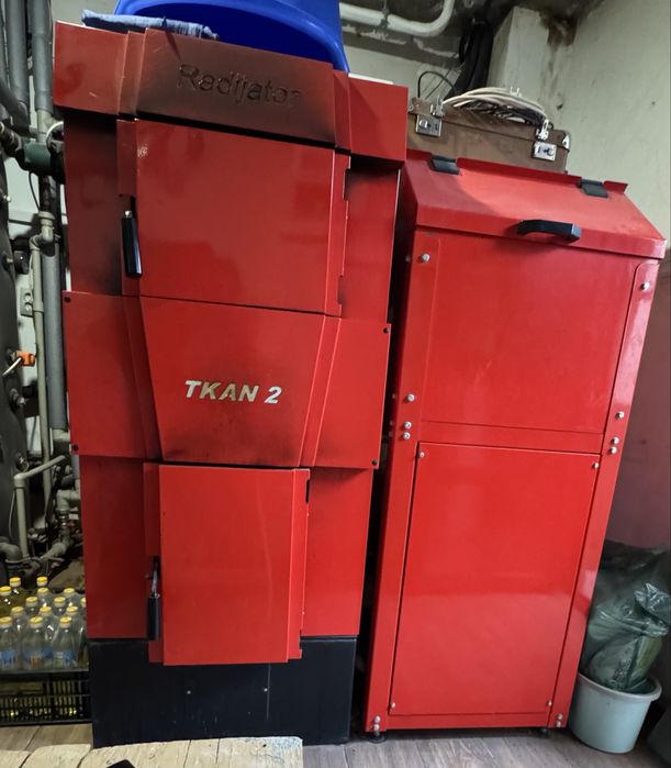 Centrală termică mixtă lemne /peleți 50kw Tkan