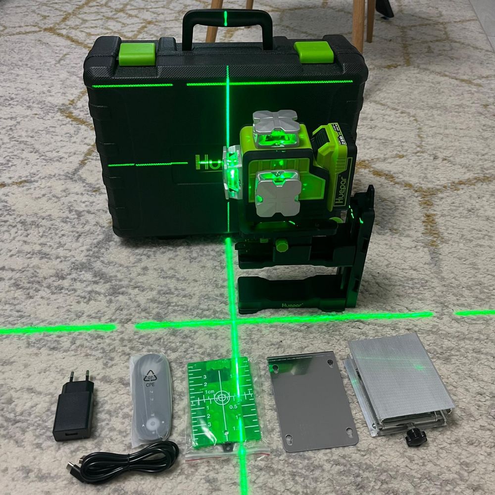 Nivela Laser Huepar P04CG 4D cu 16 Linii NOU