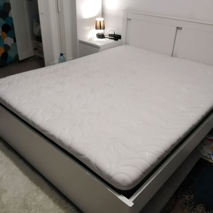 Saltea ortopedica reversibilă, cu strat de 8 cm spuma cu memorie ,160/