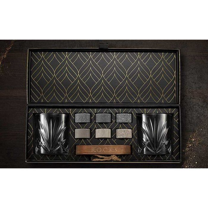Set pahare cu pietre pentru racire whisky The Connoisseur's Set