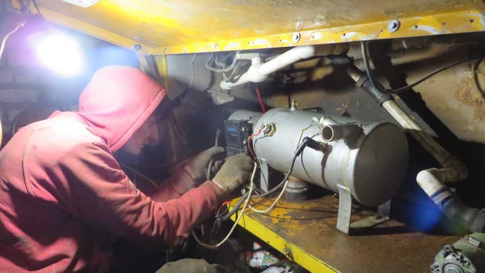 Дизелово отопление ГДР, тип 268 за салон на автобус на 24 V.