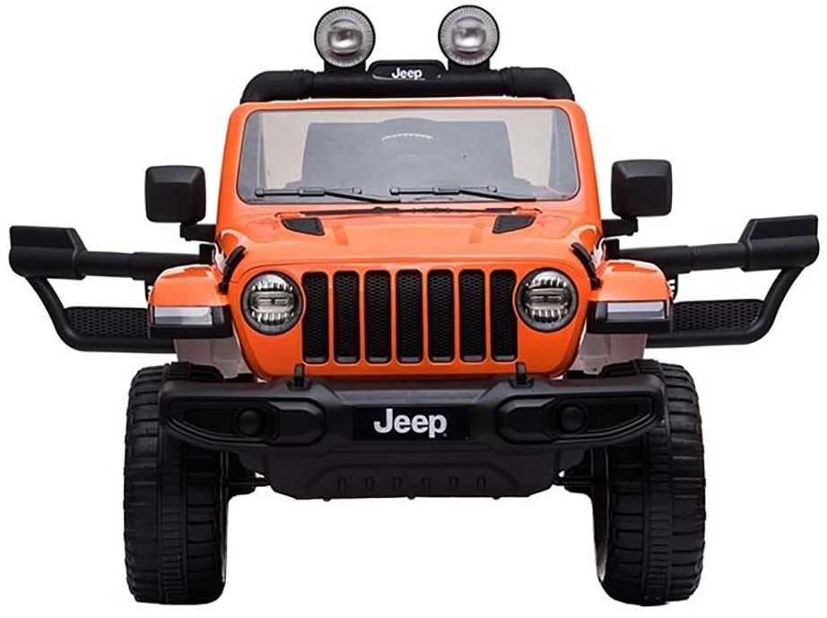 Masinuta electrica copii 2-8 ani Jeep Rubicon 4x4, Roti Moi Portocaliu