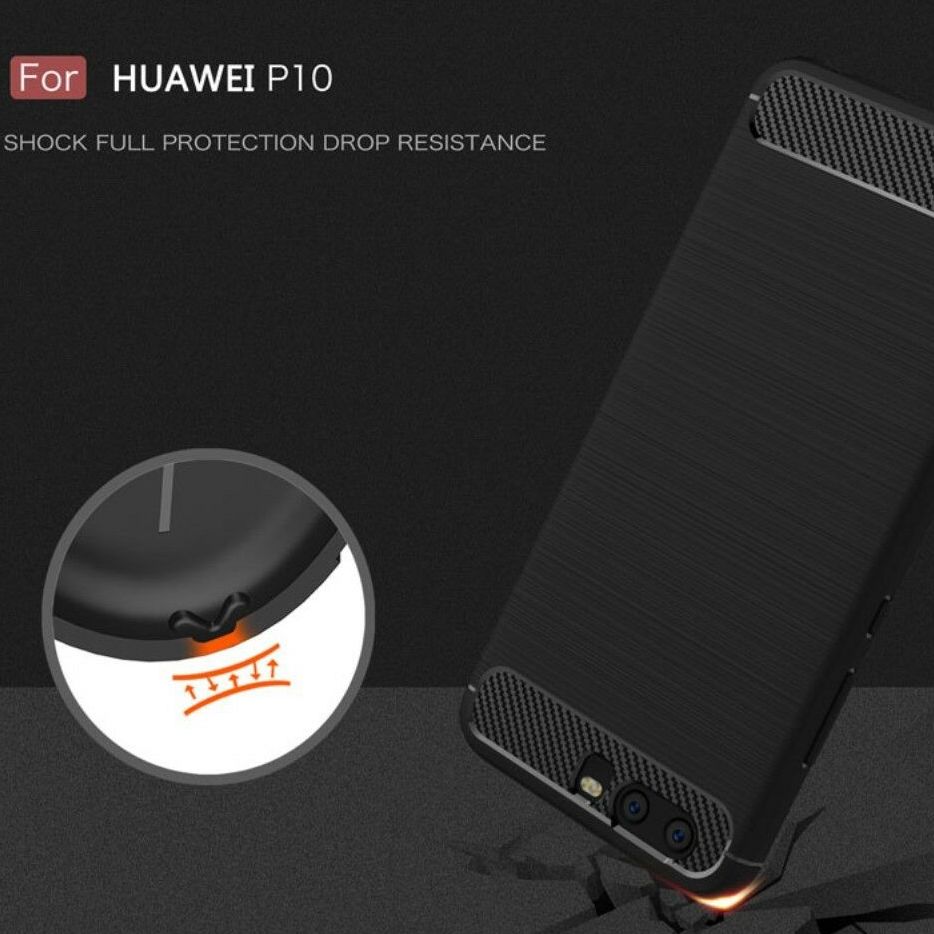 Husa de silicon pentru Huawei P10 - Black