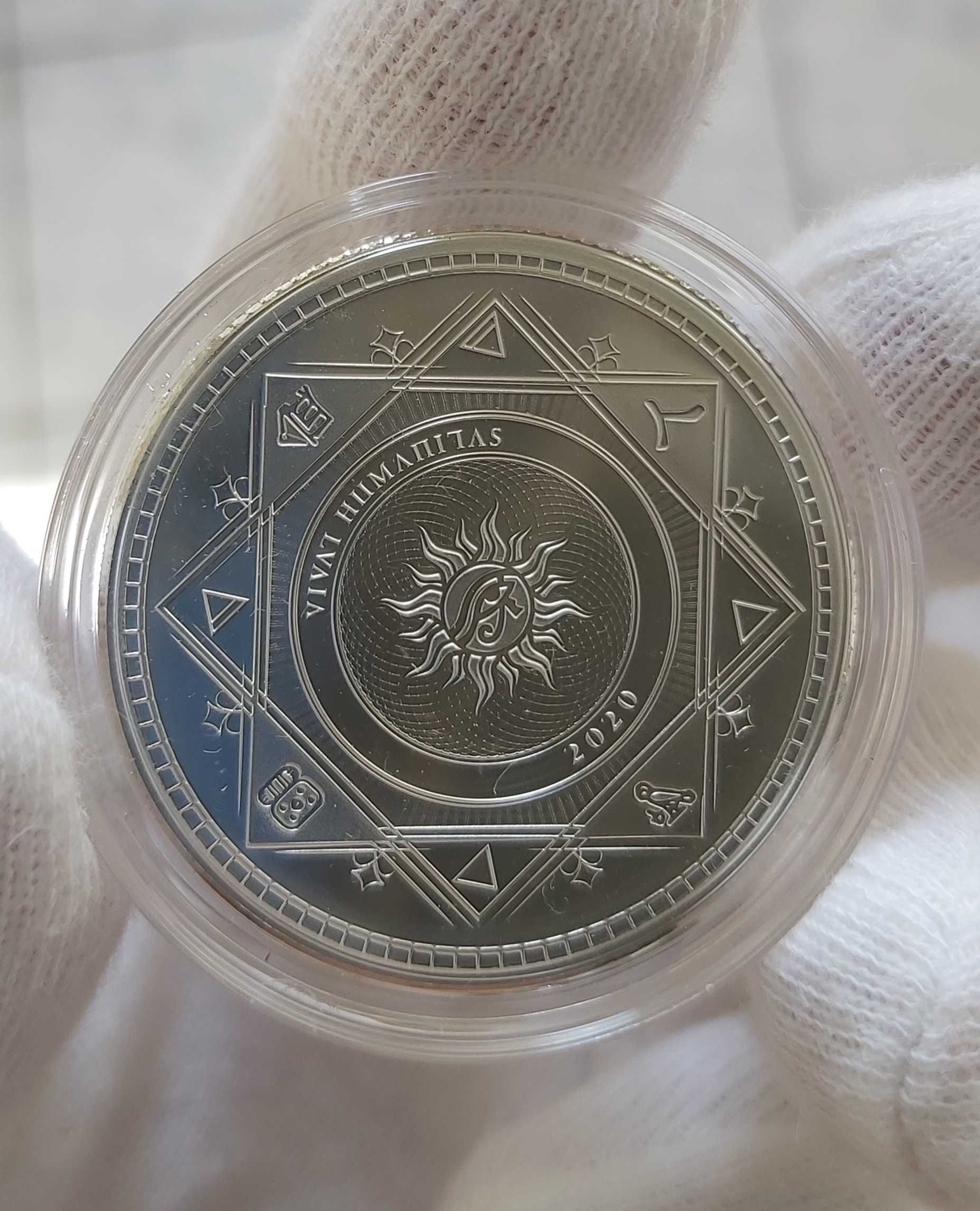 Moneda argint pur 999.9 investitie 1oz 31.1g noua Vivat Humanitas 2020