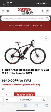 e-bike Kross Hexagon Boost 1.0