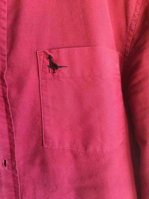 Camasa Jack Wills Purple Shirt Simpla Eleganta Rosu Size S