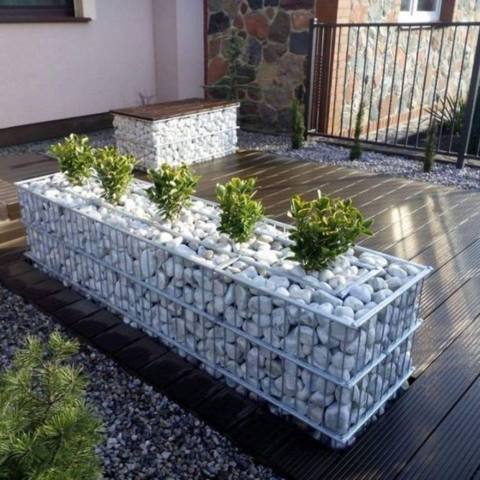 Белый,сений,красний и розовой галка декоративни камен