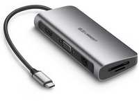 В Алматы конвертер USB 3.1(m) Type C на HDMI/LAN/CardReader/USB 3.0