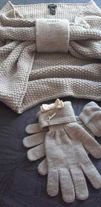 Зимни шал и ръкавици