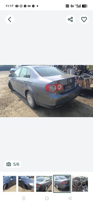 Piese cutie motor ușa portbagaj bara volan jug caseta vw jeta 1.9tdi