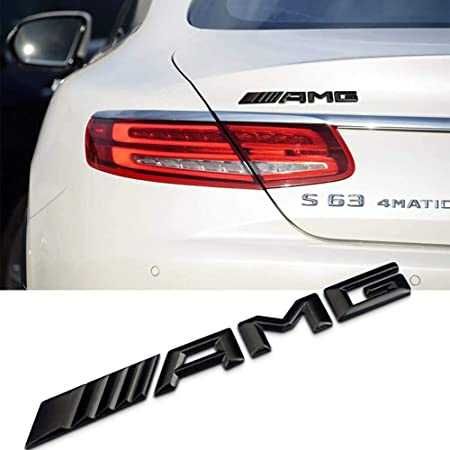 Emblema AMG spate portbagaj Mercedes, negru sau chrom