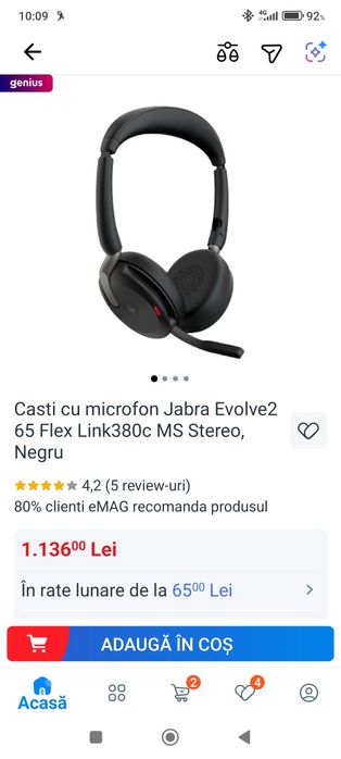 Vând schimb căști jabra