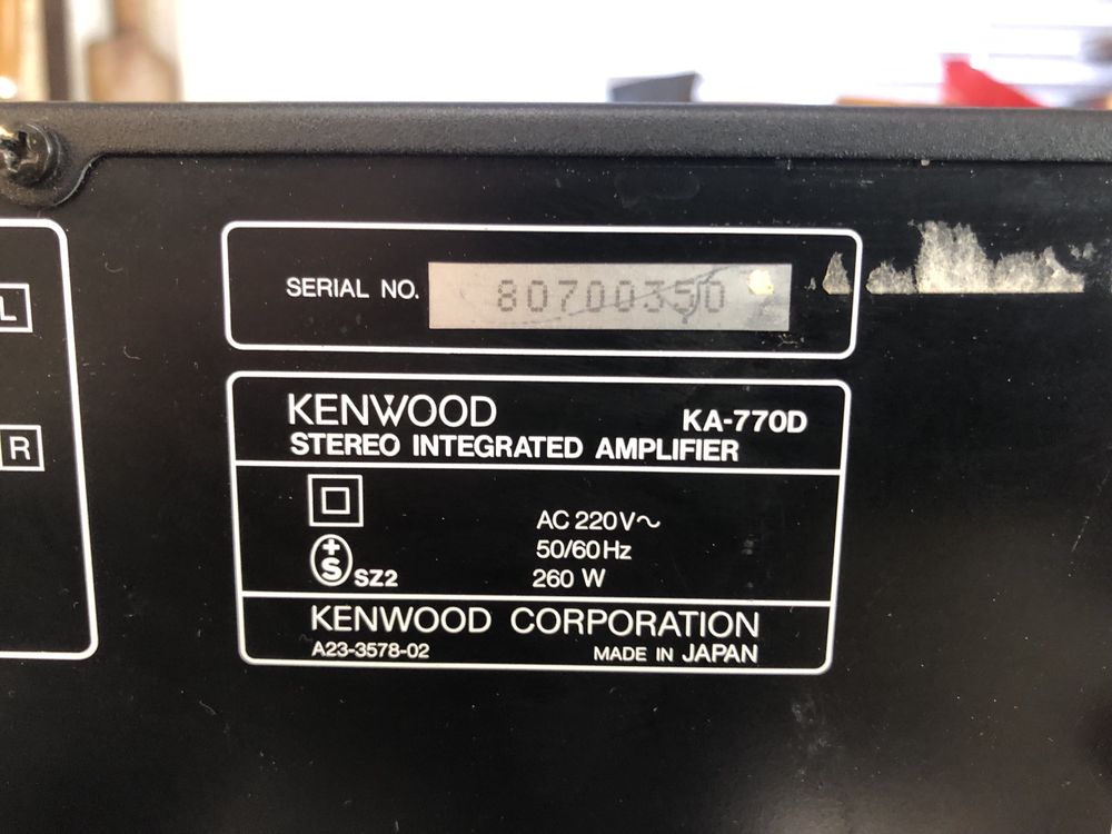 Kenwood KA-770D стерео