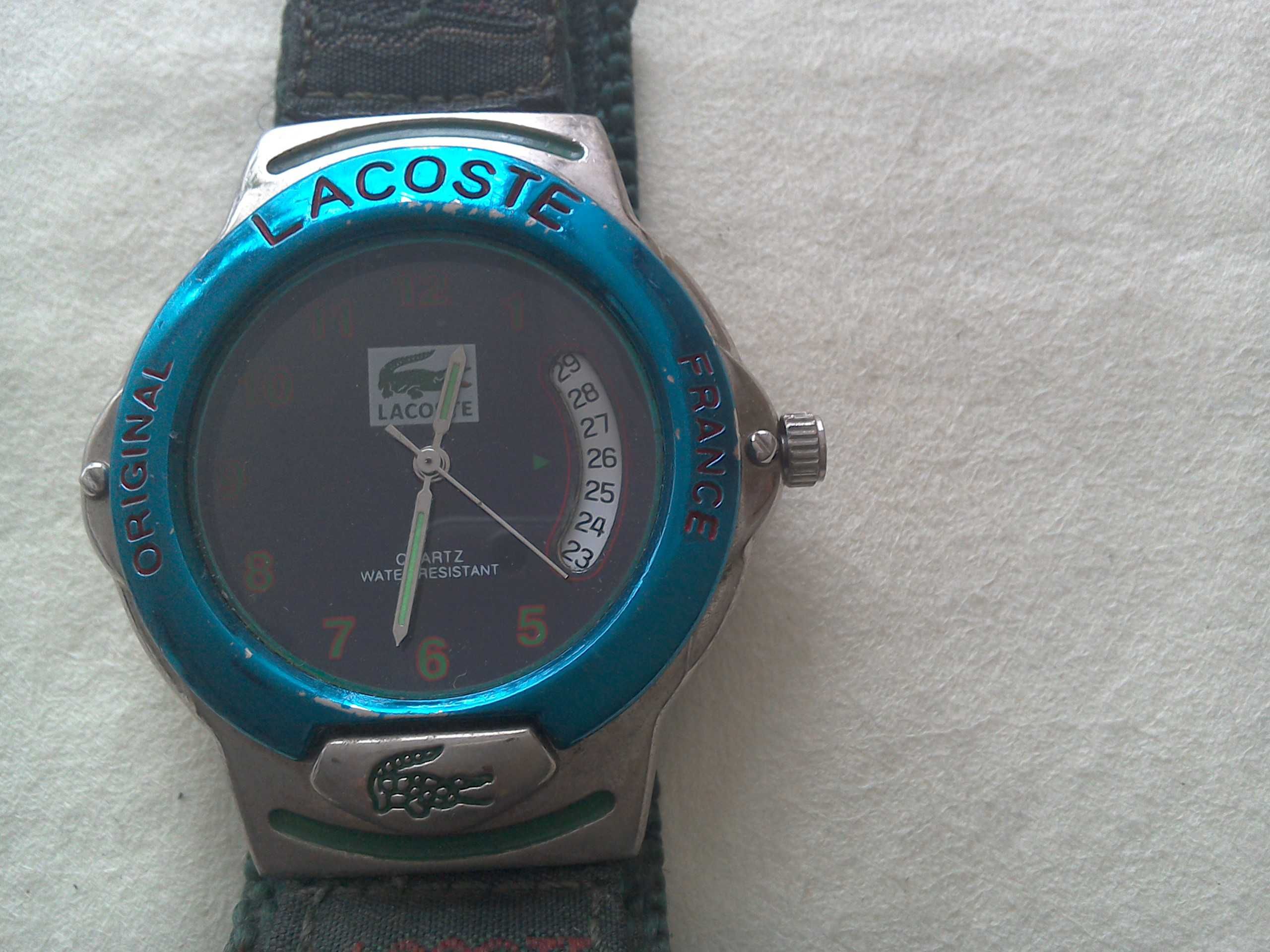 Ceas Lacoste, sport. quartz, calendar, Water resist, 45 mm cc