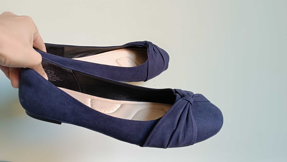 Обувки, балеринки 41, дамски, лилави