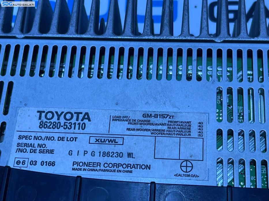 Amplificator Statie Audio Lexus IS 220 2005 - 2010 Cod 86280-53110 [LR0948]