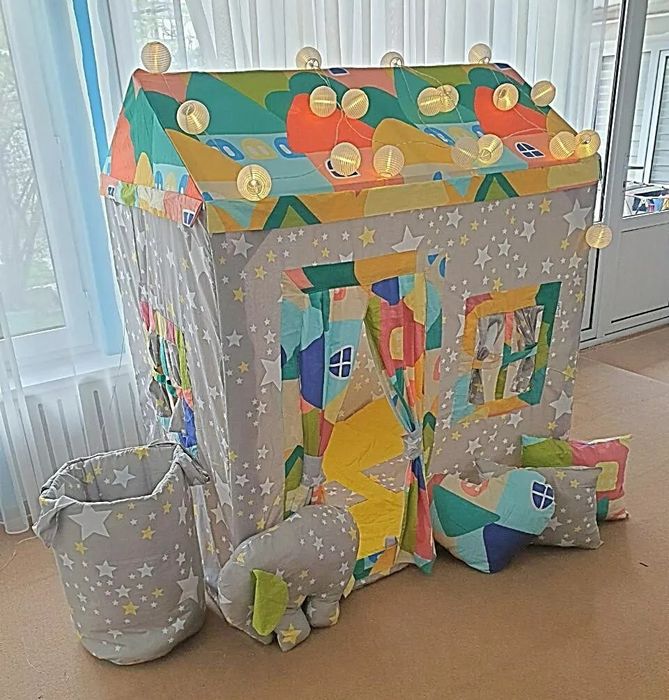 Домик из бамбука