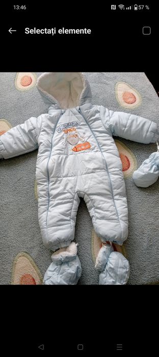 Vând compinizon băiețel și fetița, mărimea 68..