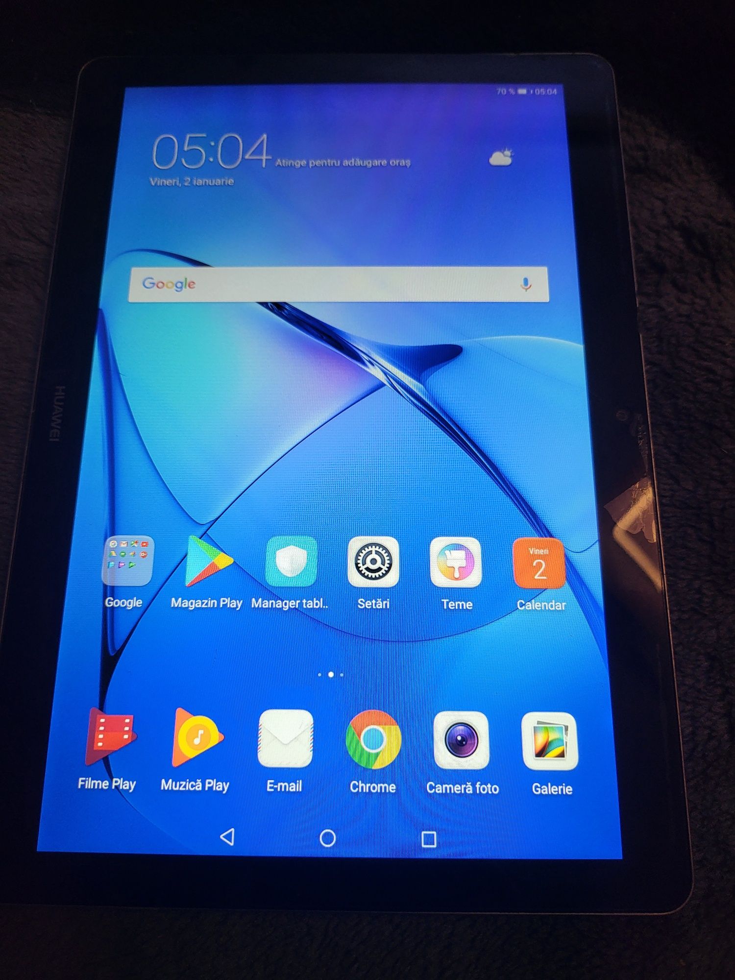 Tableta Huawei mediapad t3 10 inch geam fisurat
