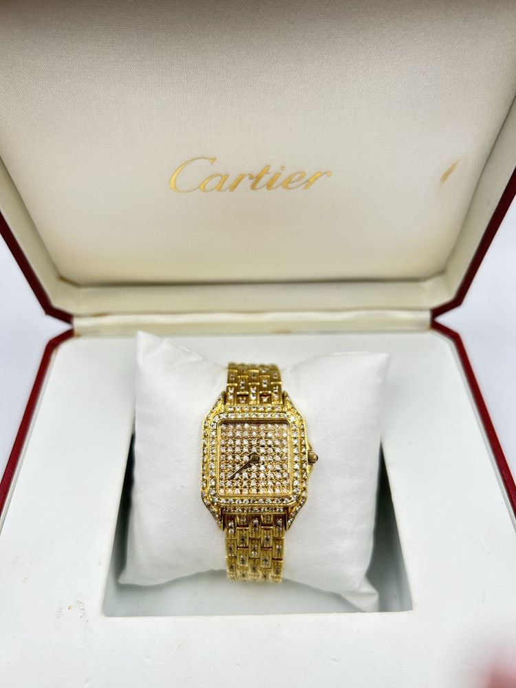 Ceas Cartier Panthere 18 k cu diamante