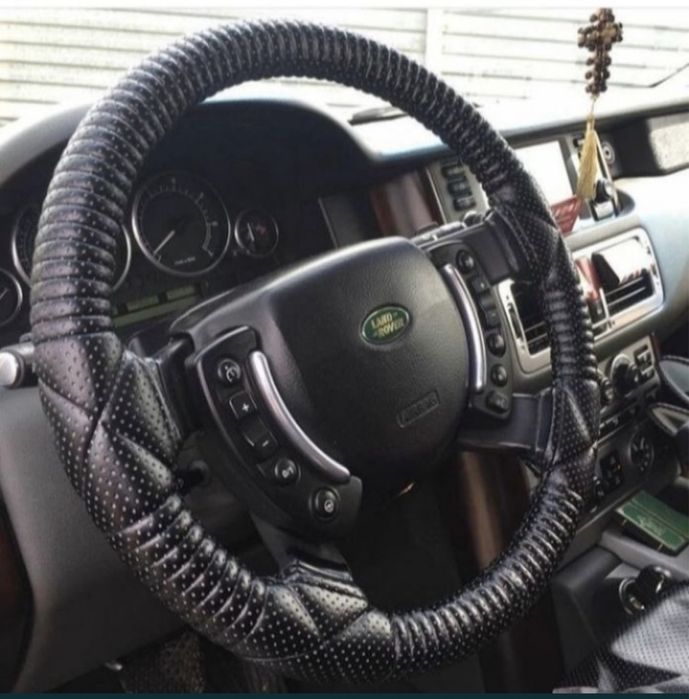 Обшивка оплетка руля с выездом