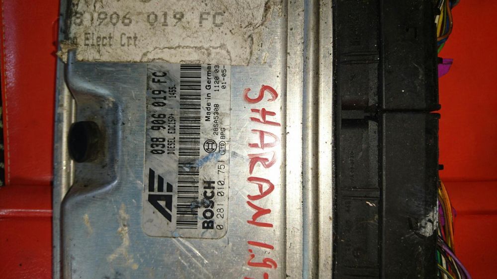 Ecu calculator motor vw sharan 1.9 tdi 038906019FC