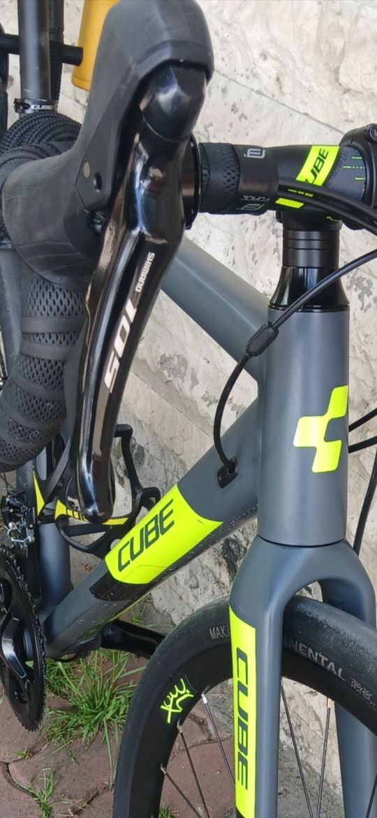 Шосеен, CUBE Cross Race, Гравел, 28,цола  2×11 ск, шимано105,,раз,М 53