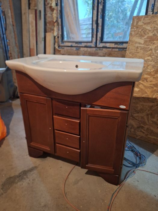 Set baie, dulap + chiuveta