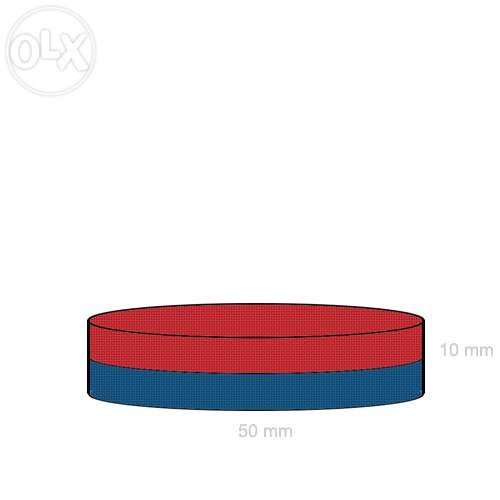 Magnet neodim disc 50 x 10 mm N52 puternic atractie filtrare ulei