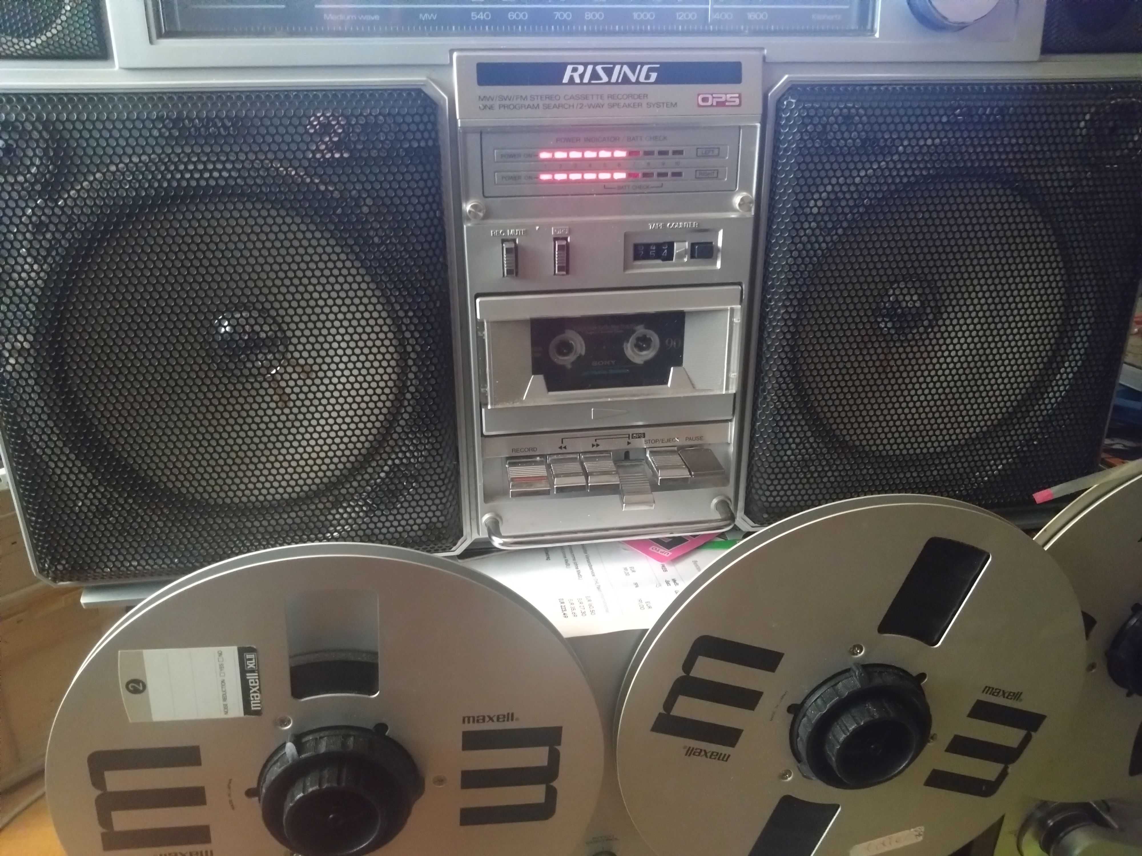 RADIO CASETOFON RISING SRC-2005/OPS/20cm Woofers/Stereo Cass Recorder