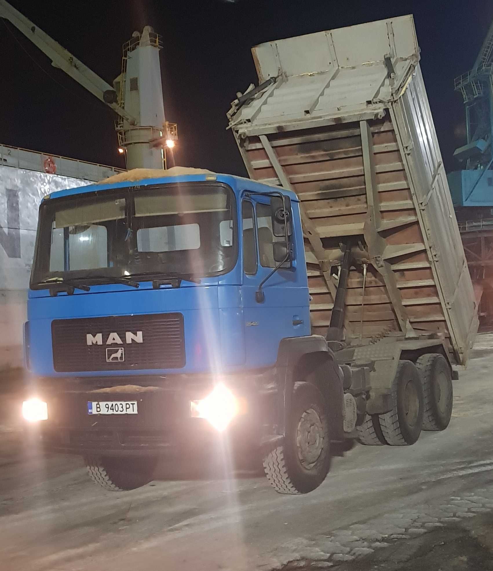 Транспорт със Самосвали-От 10 до 30 Тона