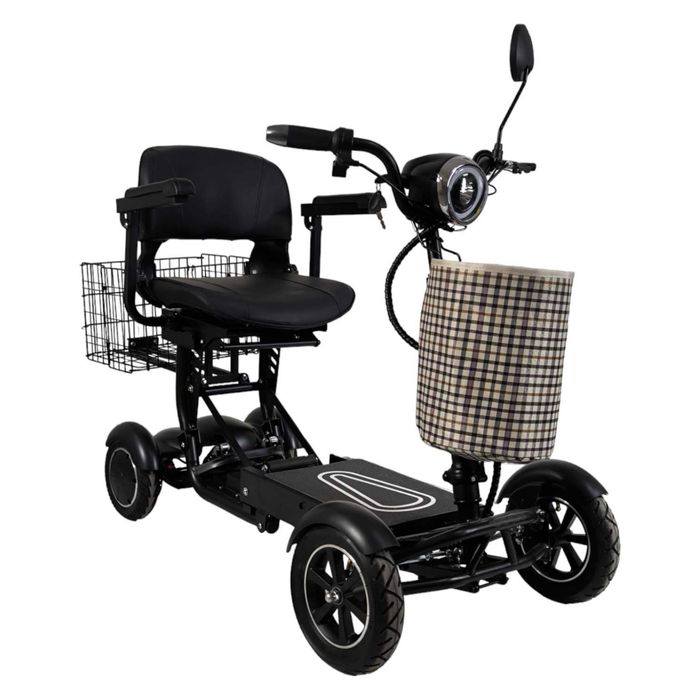 Инвалидна сгъваема четириколка MaxMotors 750W - black