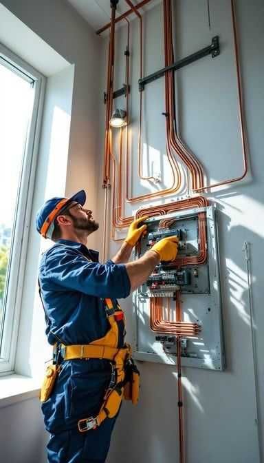 (¬‿¬) САМЫЙ ВЫГОДНЫЙ Профессиональный Электрик Объект Домов Промбаза!