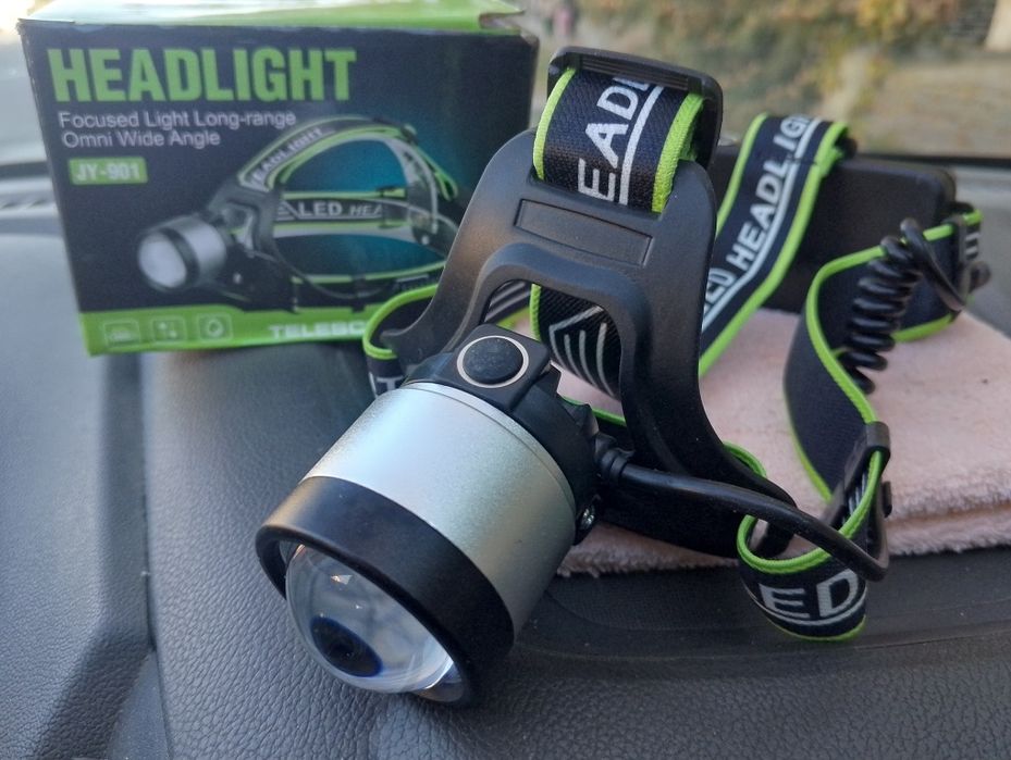 Фонарик налобный, высокого качества