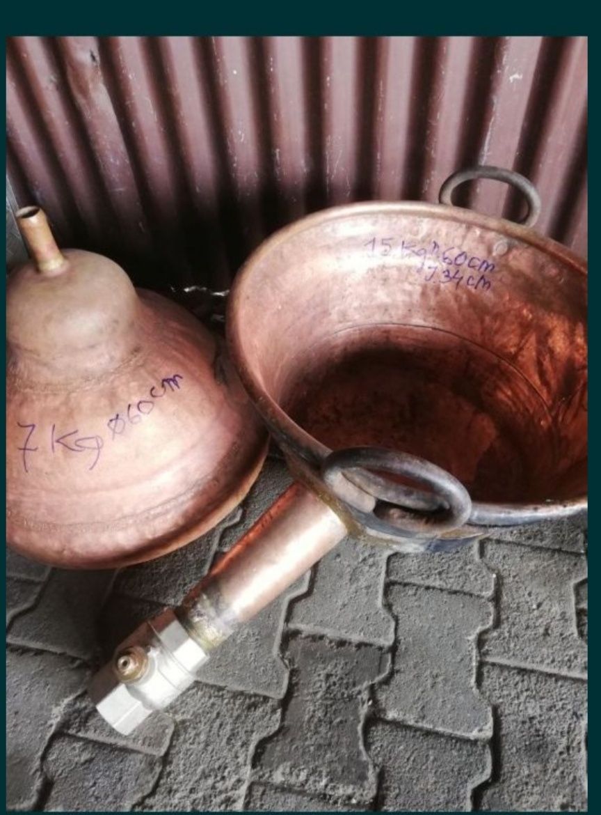 Vind ceaun cupru si bare, platbenzi cupru