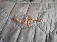 Inel auriu în forma de șarpe Tria Alfa