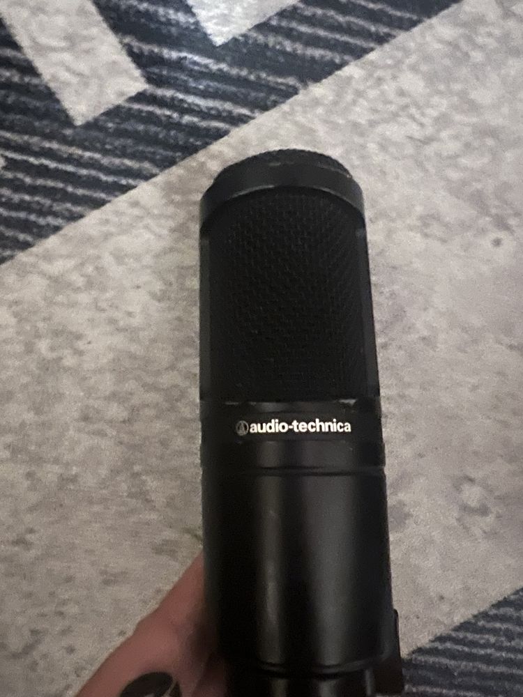 микрофон audio technica+звуковая карта natime komplete 1