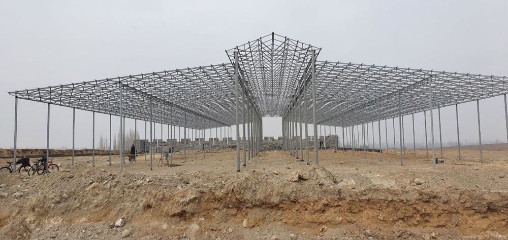 Konteyner profili yoki bozor ugolnigidan metal konstruksiya quramiz