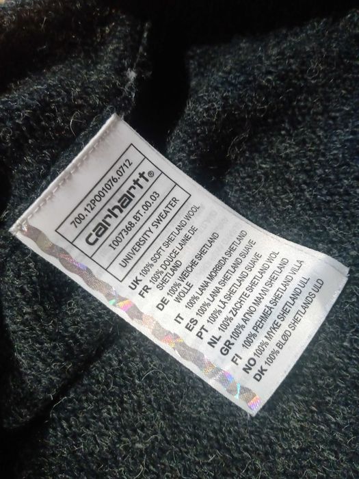 Carhartt University Sweater пуловер 100% вълна XL перфектен оригинал