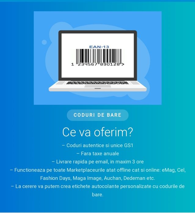 Coduri de  EAN-13 RO