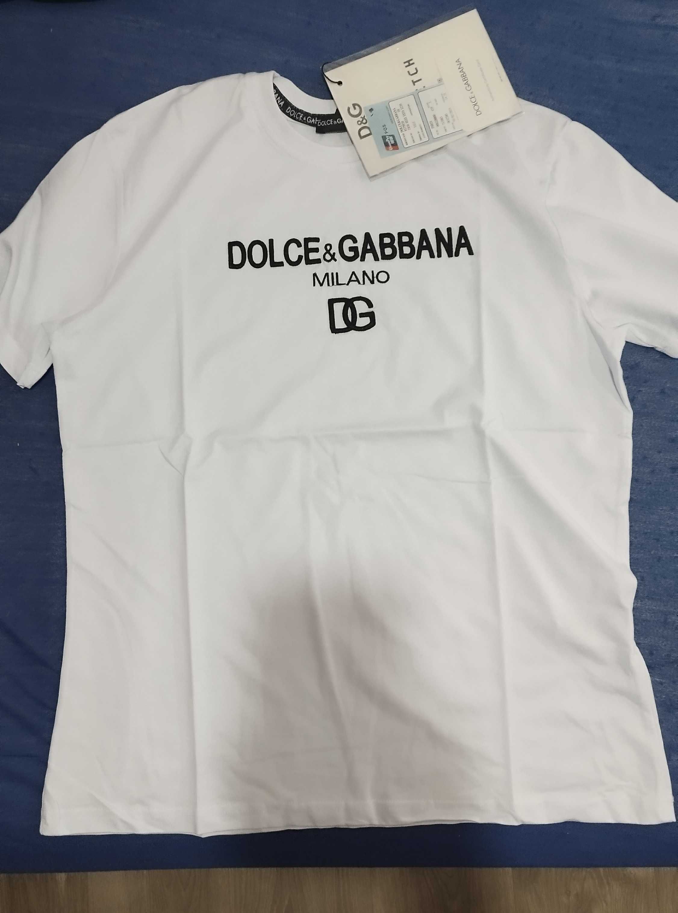 Бяла тениска  DOLCE GABBANA