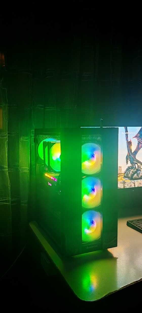 Геймърско РС R7 7700/64Gb/2TB SSD nVme/GaminigX RX 6800XT 16Gb/Гаранци