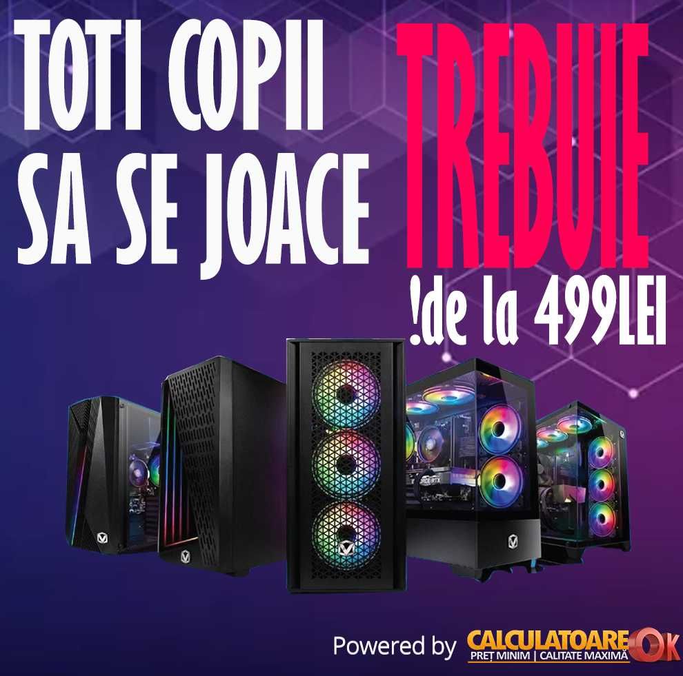 PC Gaming Ieftin olx NOU cu 24 luni garantie Windows 10 de la 499!