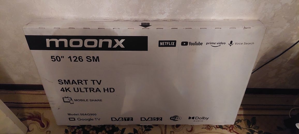 Продаётся Новый Телевизор Moonx 50AG900 4K Smart UHD TV
