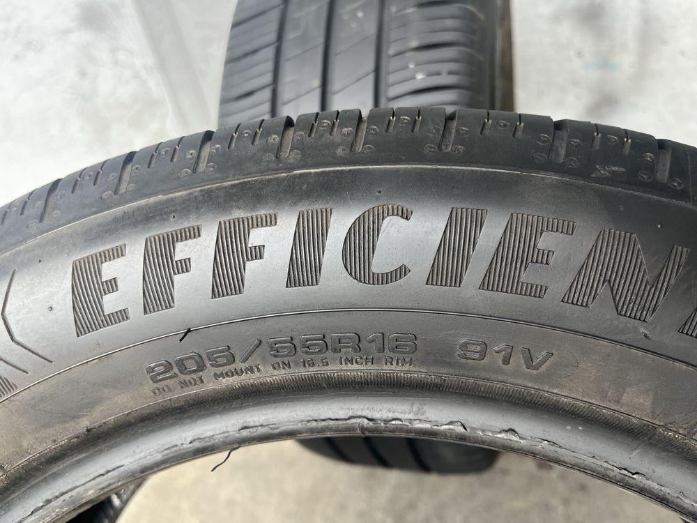 2 бр. летни гуми 205/55/16 GoodYear 6,5 mm DOT 4119