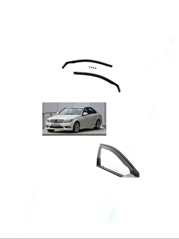Ветробрани Mercedes C-class W204 (2007-2014)- 4/5 врати-  (2бр.)