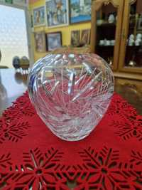 Страхотна антикварна чешка кристална купа ваза Бохемия